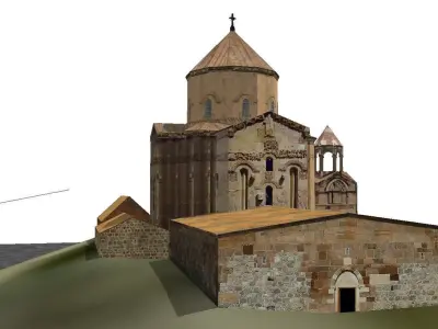 Architecture-Religion-God-Culture-Temple-033 church 3D model