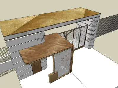 Gate House 3D Model 3D model get