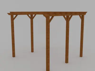 pergola 3D model