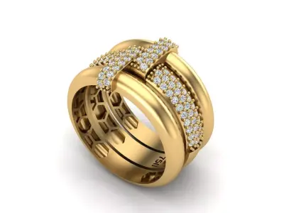 Jewelry ring 446 3D print model