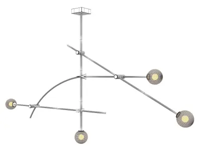 Tempo 6 Pendant Lamp 3D model