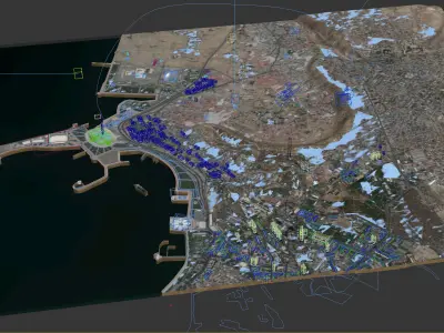 Baku 3d map 3D model