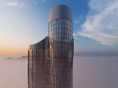 Future building 07 3D model