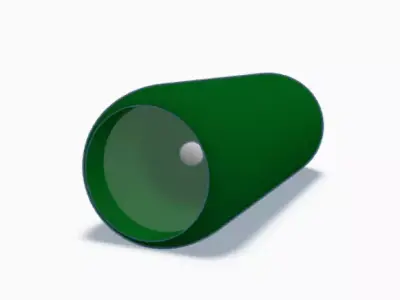 Flashlight Free low-poly 3D model