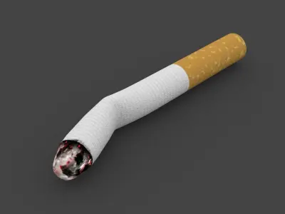 UDUD-003 Cigarette Low-poly 3D model