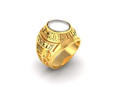 Solitaire Engagement Wedding Diamond Ring 3D print model buy