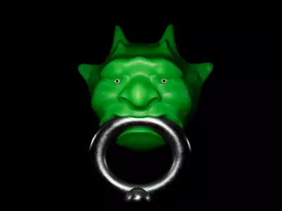 Gnome Head Knocker 3D model