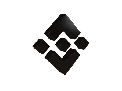 Binance Coin 006 Low-poly 3D model