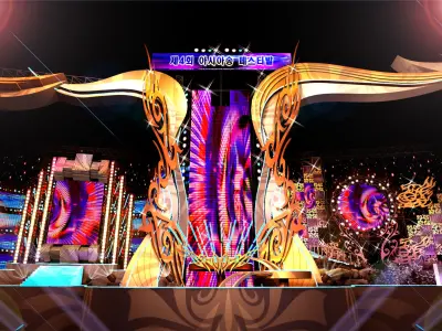 Concert Stage 4 3D model