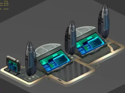 Future World - Screen 01 3D model
