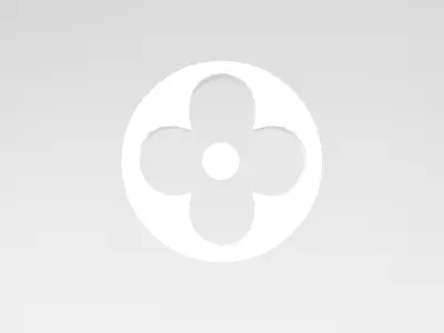 Louis Vuitton Pattern v2 004 Free low-poly 3D model