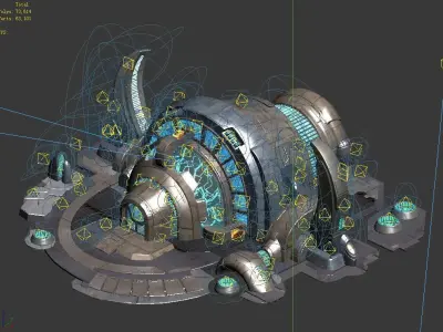 Hyperspace Laboratory 02 3D model