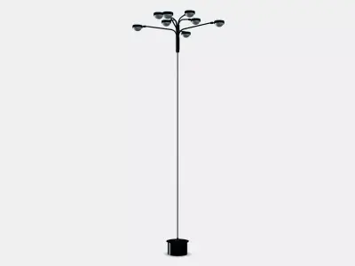 STORSLINGA LED chandelier 8 brackets 3D model