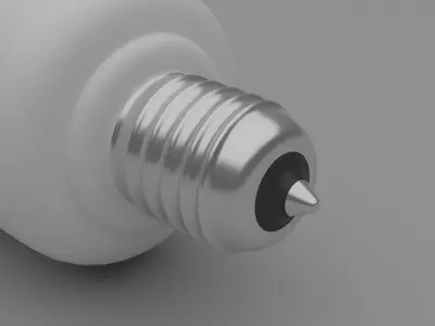 Fluorescent Lamp 3D model