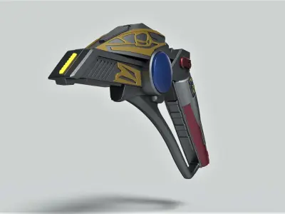 Hirogen Energy Pistol from Star Trek Voyager 3D print model
