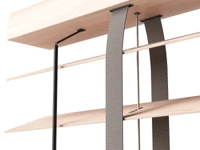 Wooden Blinds Set 43 3D model