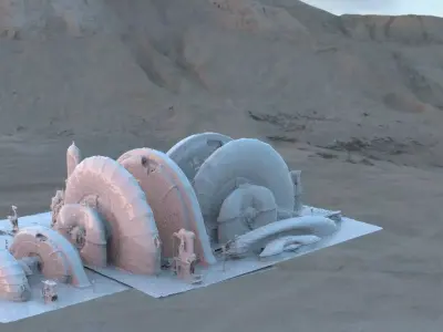 Sci-Fi Tech devices 3D model