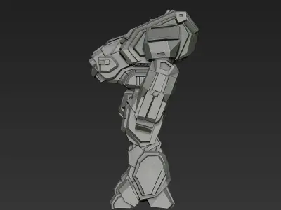 Mecha 1 3D print model
