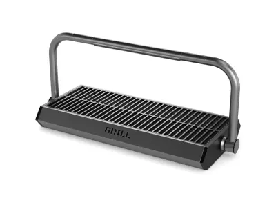 Grilling and BBQ utensils Grill Light Low-poly 3D model