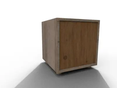 Set Modern Furniture 3D Model Low-poly 3D model