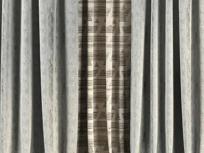 Curtain Set 59 3D model