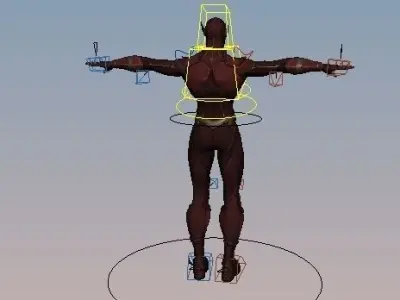 The Flash Rigged Low-poly 3D model