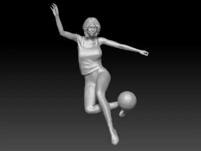 fifa street player women 1 3D print model