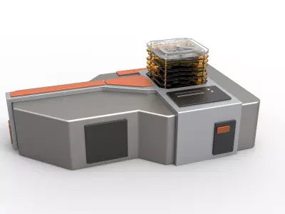 Enhancement module from Star Trek The Next Generation 3D print model