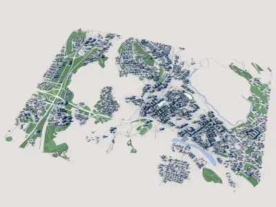 Hamina Town Finland 3D model