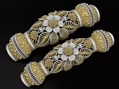 NEW 18 INDIAN BANGLES COMPLETE LOT  3D print model