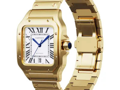 Santos watch 3D model