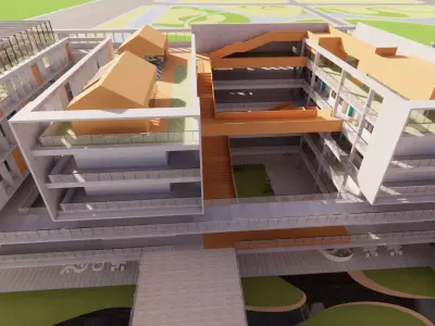 University School-C7 3D model