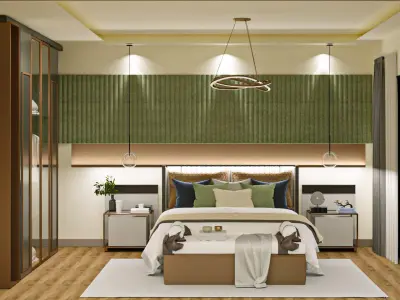 BEDROOM with accents 3D print model