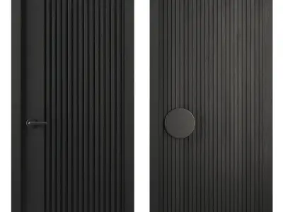 interior door set1 3D model