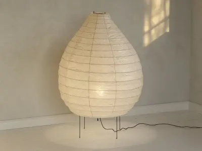 Akari 23N Lamp by Isamu Noguchi 3D model