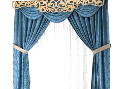 Curtain 3D model 28