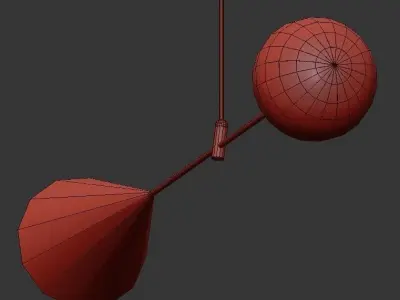 SPEAR PENDANT 3D model