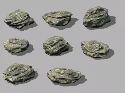 Mountain Hengshan - Stone 02 3D model