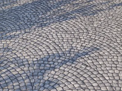 Mrf Pavement Set10 Low-poly 3D model