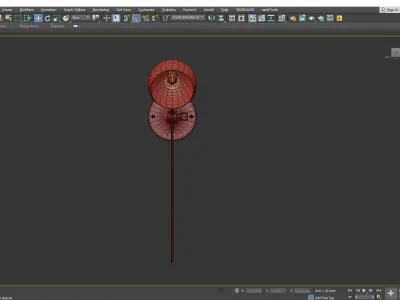  Isaac Plug In Sconce Long Arm Low-poly 3D model