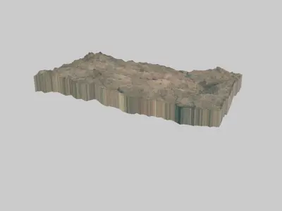 OUAGADOUGOU City Low-poly 3D model