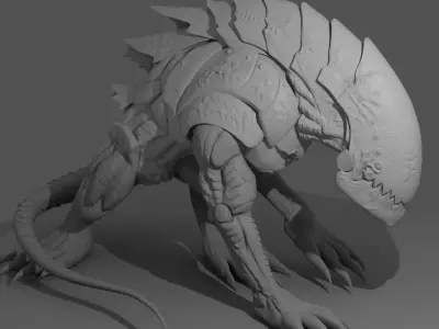 Steel predator  3D print model