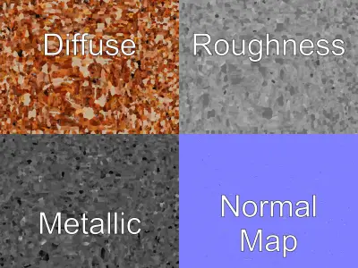 Architectural Temple Copper Accents Model Pack Low-poly 3D model