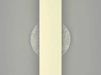 Counterweight Circle Sconce 3D model