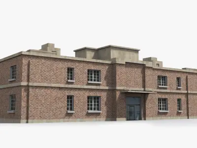 Factory xx25 Low-poly 3D model