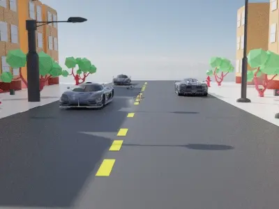 SUNNY DAY IN THE NEIGHBORHOOD  3D model