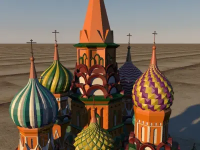 Saint Basils Cathedral 3D model