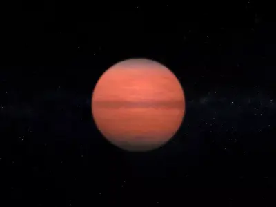 Gas Giant Alien Planet 03 Low-poly 3D model