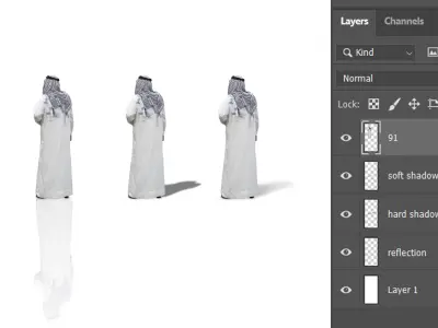 150 PNG and PSD Arabian people Full HD CUTOUT Pack 3D model