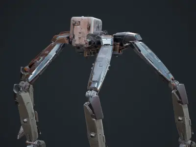 scifi-model532 star wars sci - fi robot 3D model